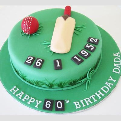 Sixes & Slices Cricket Cake