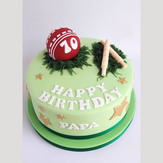 Balls Bails Cricket Cake