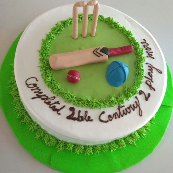Pitch Perfect Cricket Cake