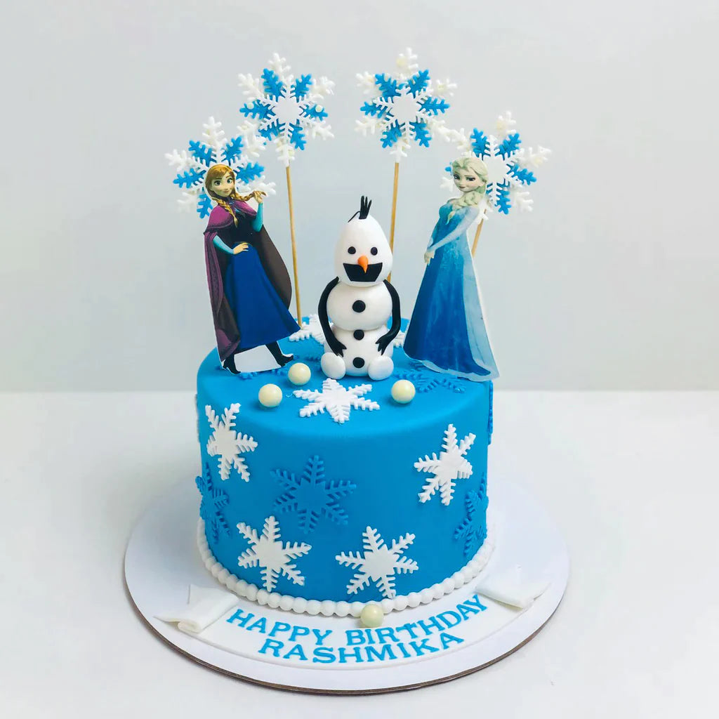 Frozen Frosty Wonderland Cake