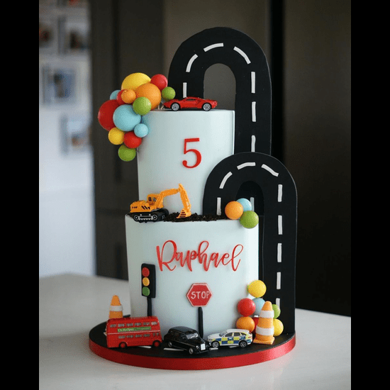 On the Road Car Cake
