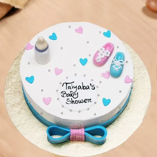 Little Steps Baby Shower Cake