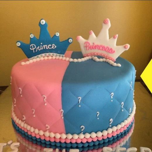 Crowning Glory Baby Shower Cake
