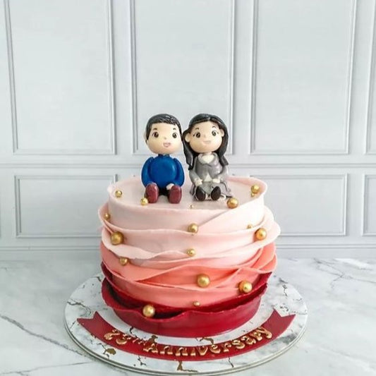 Cute Couple Cake