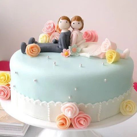 Blissful Romance Cake