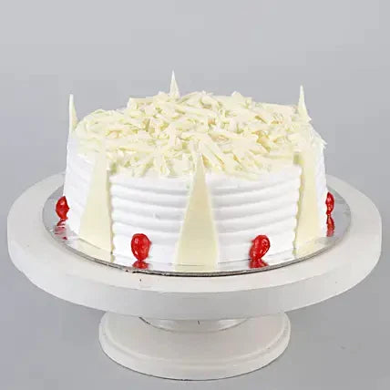 Snowy White Forest Cake