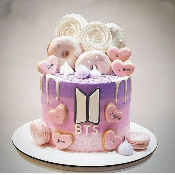 Vintage BTS Cake