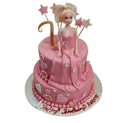 Barbie Doll Princess Cake