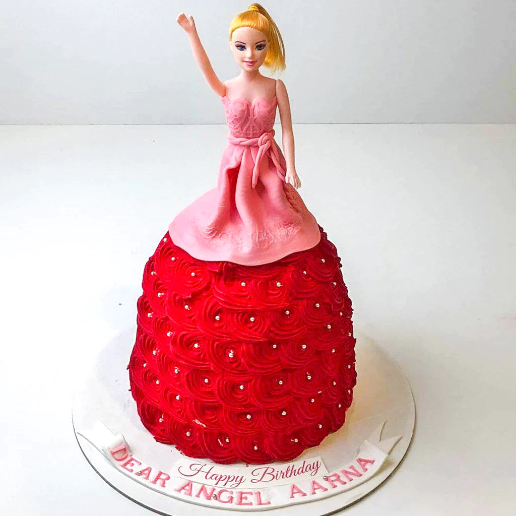 Barbie Sweetheart Surprise Cake