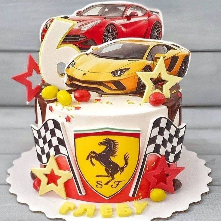 Ferrari Fervor Car Cake