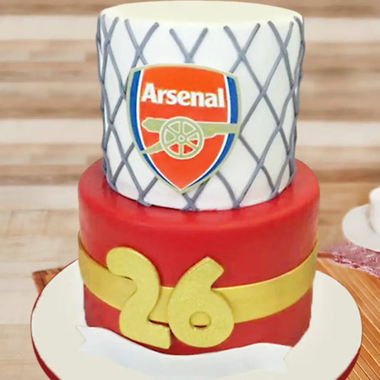 Gunners Glory Football Cake