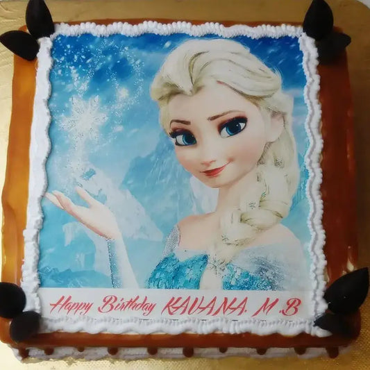 Elsa Photo Delight Cake