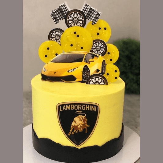 Lambo Luxe Car Cake