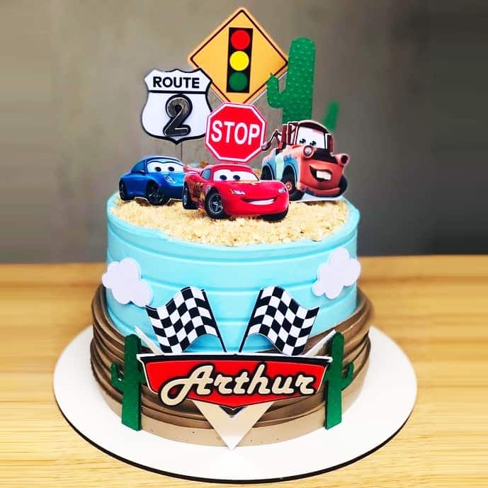 Speedster Supreme McQueen Car Cake