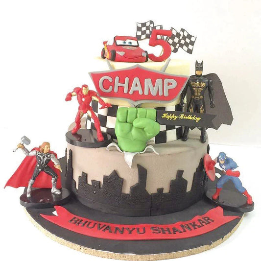 Heroic Racers Car Cake