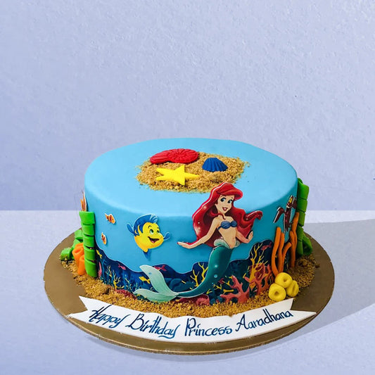 Under the Sea Mermaid Cake