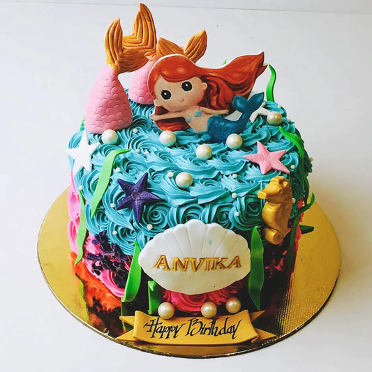 Mermaid Lagoon Cake