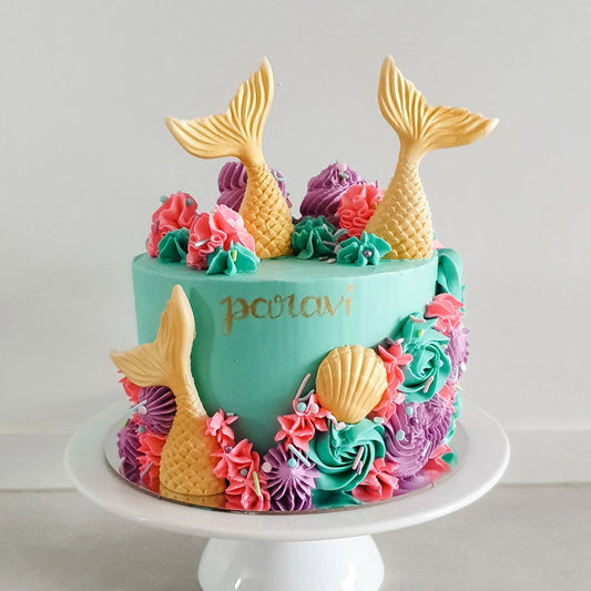 Mermaid Fantasy Fiesta Cake