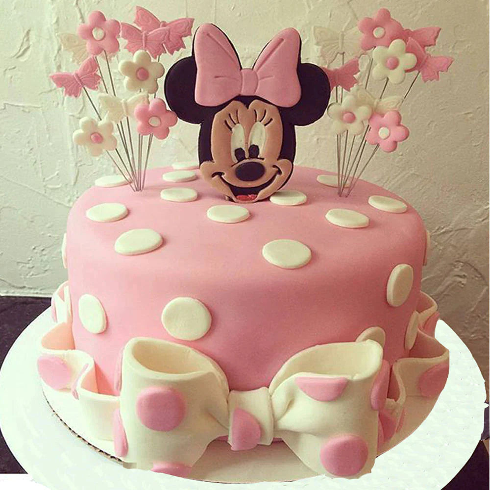 Minnie Mouse Pink Polka Dot Cake