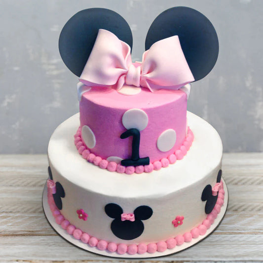 Pretty in Pink Minnie Cake