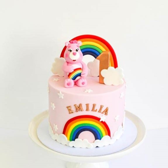 Rainbow Fiesta Cake