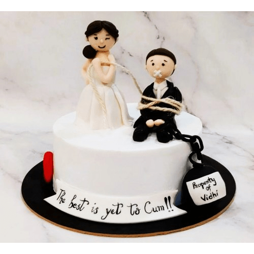 Tied Knots of Love Cake